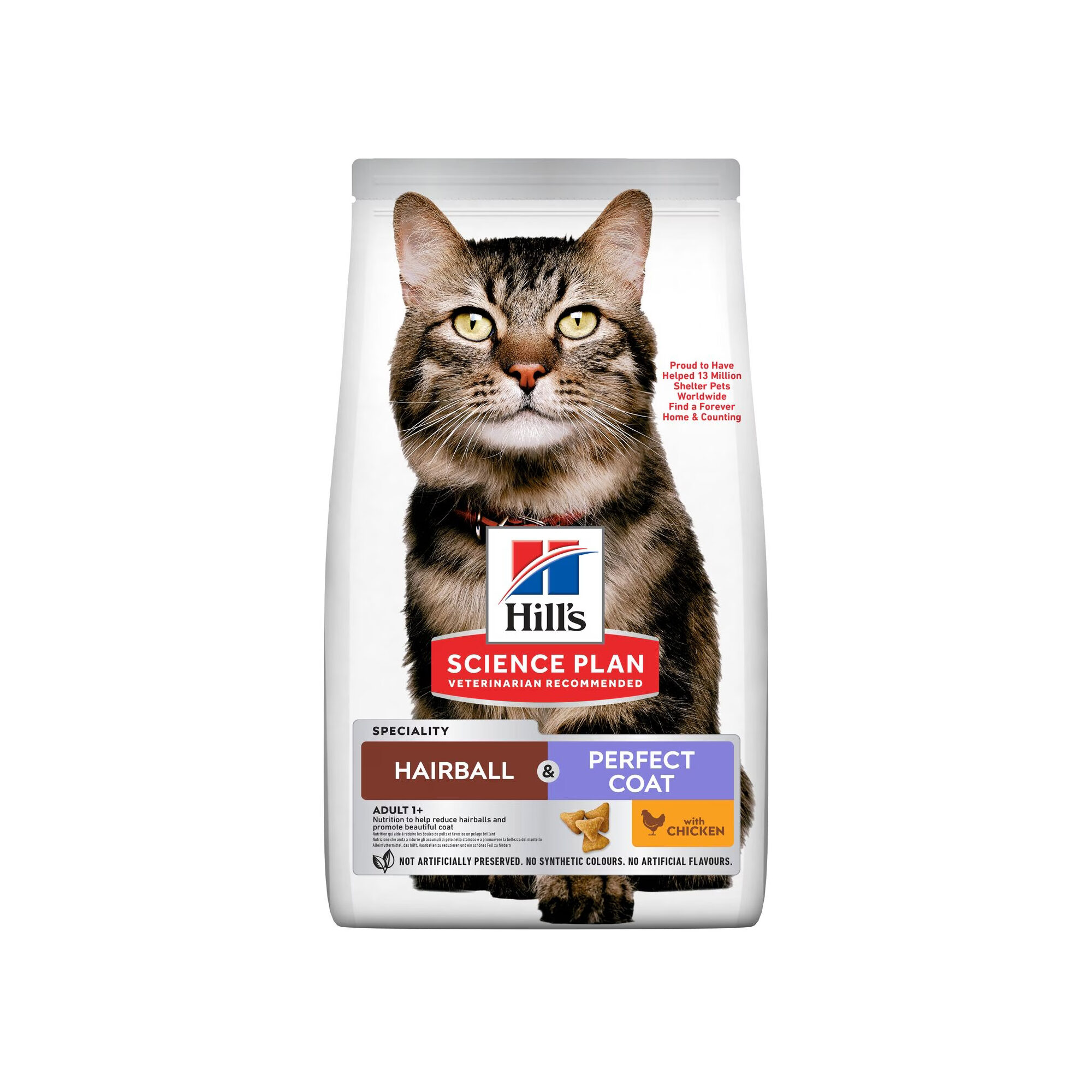 Hill’s Science Plan Haarballen- und Fellpflege-Katzenfutter – 3 kg