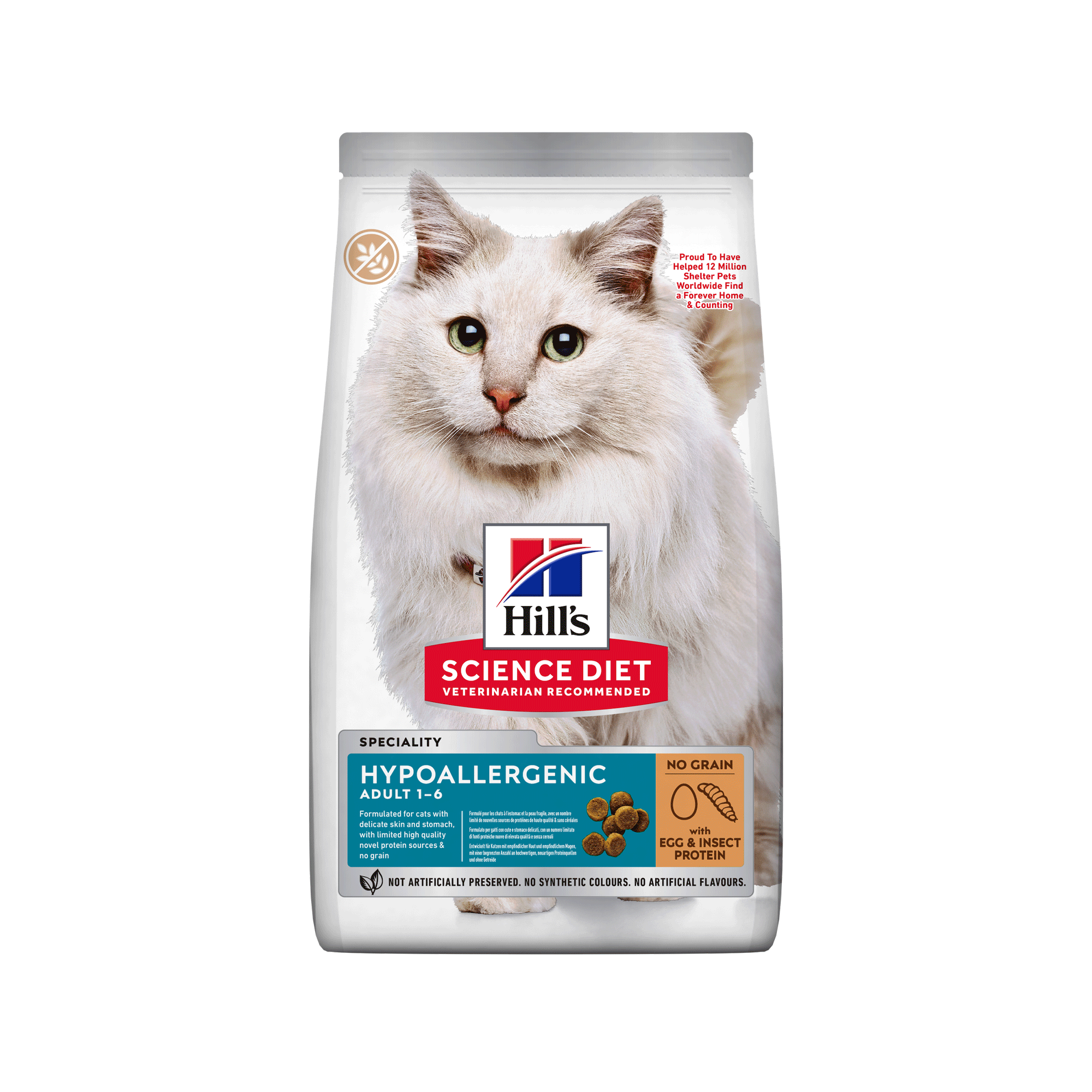 Hill’s Science Plan Hypoallergenic Katzenfutter – Ei & Insekt – 7 kg