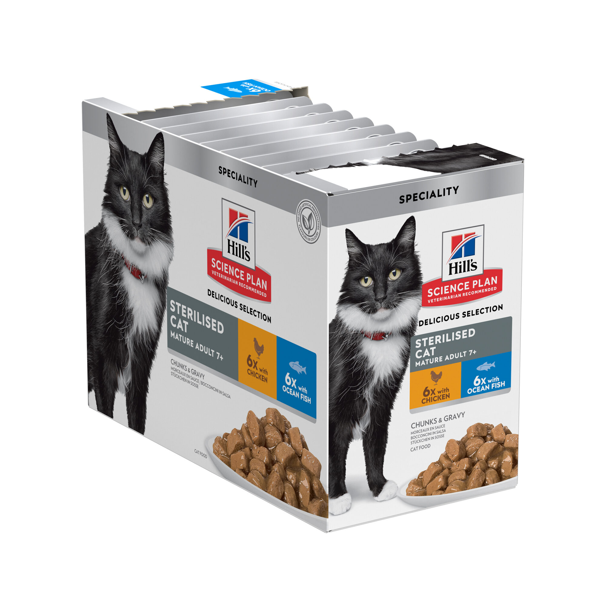 Hill's Science Plan Mature Adult - Sterilised - Favourite Selection - Maaltijdzakje