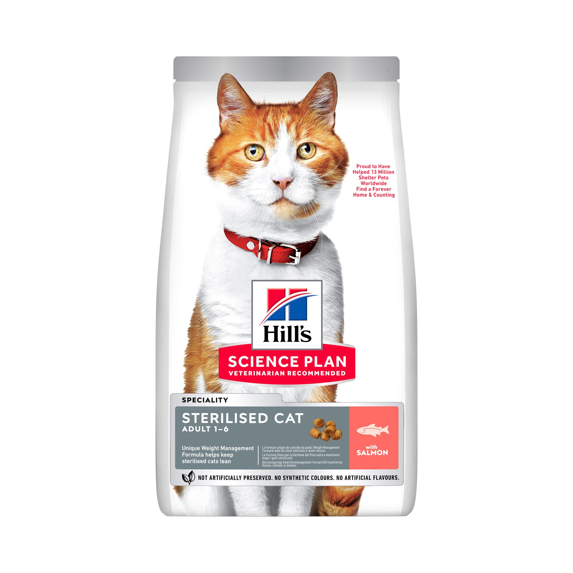 Hill's Science Plan Sterilisiertes Katzenfutter für Erwachsene - Lachs - 10