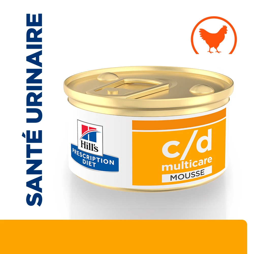 Hill's c/d Multicare - Prescription Diet - Félin - Mousse