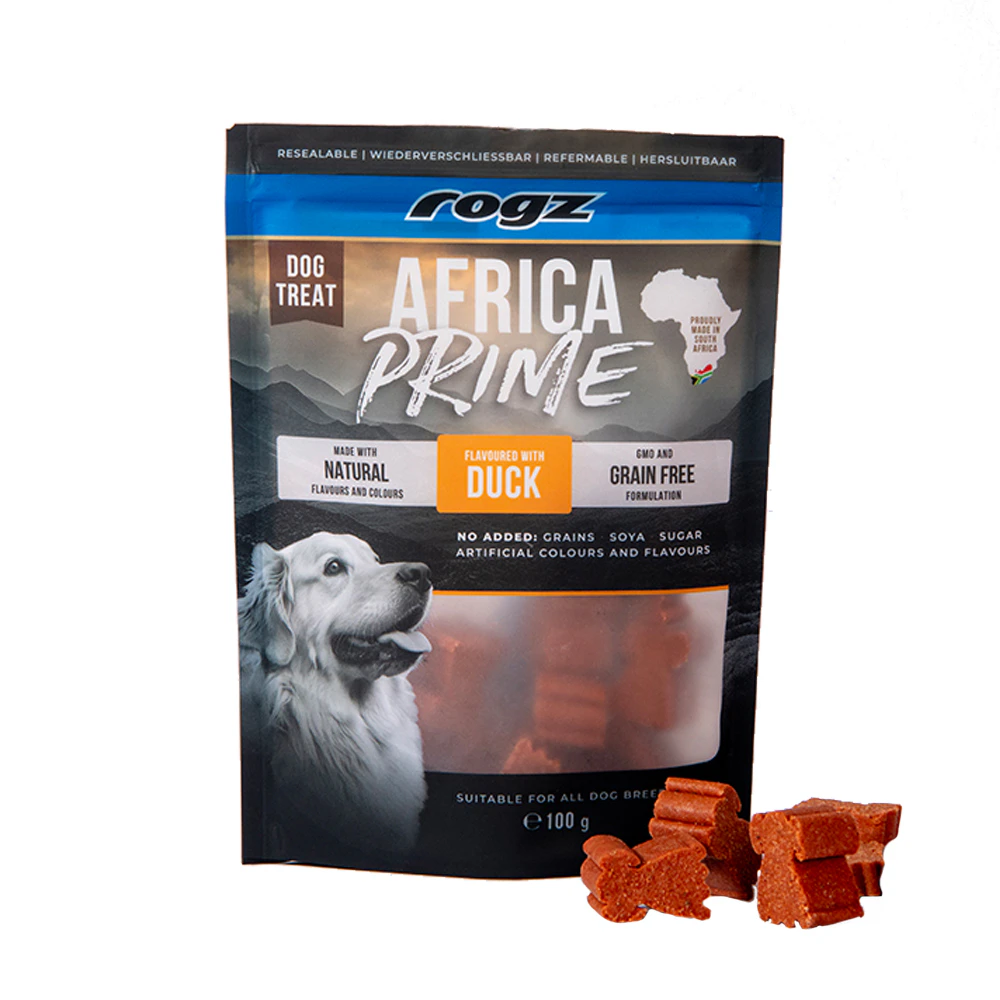 Rogz Africa Prime Snack - Ente - 100 g