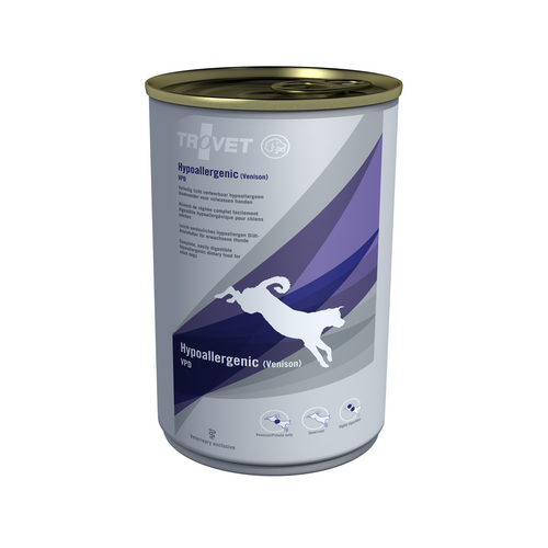 Trovet Hypoallergenic VPD (Venison) Hond - blikken