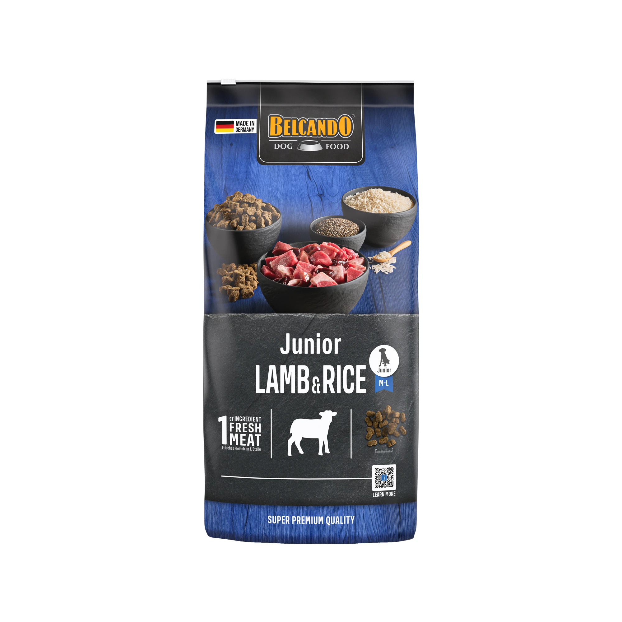 Belcando Junior - Agnello e Riso - 12,5 kg