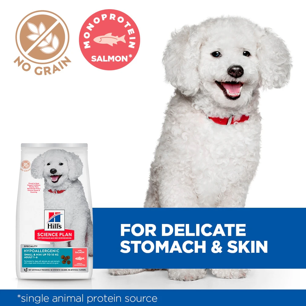 Hill's Science Plan Hypoallergenic Adult Small & Mini Dog Food - Salmon