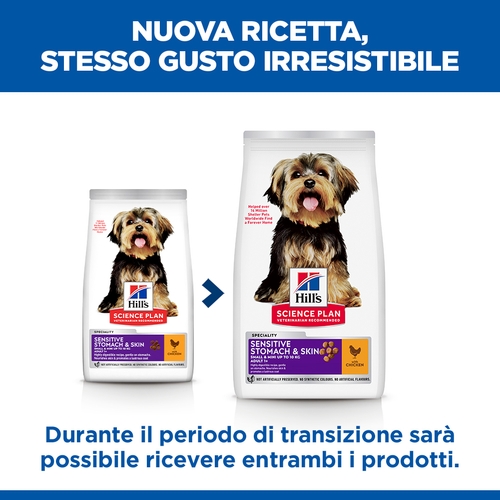 Hill's Science Plan Small & Mini - Sensitive Stomach & Skin Adult - Pollo