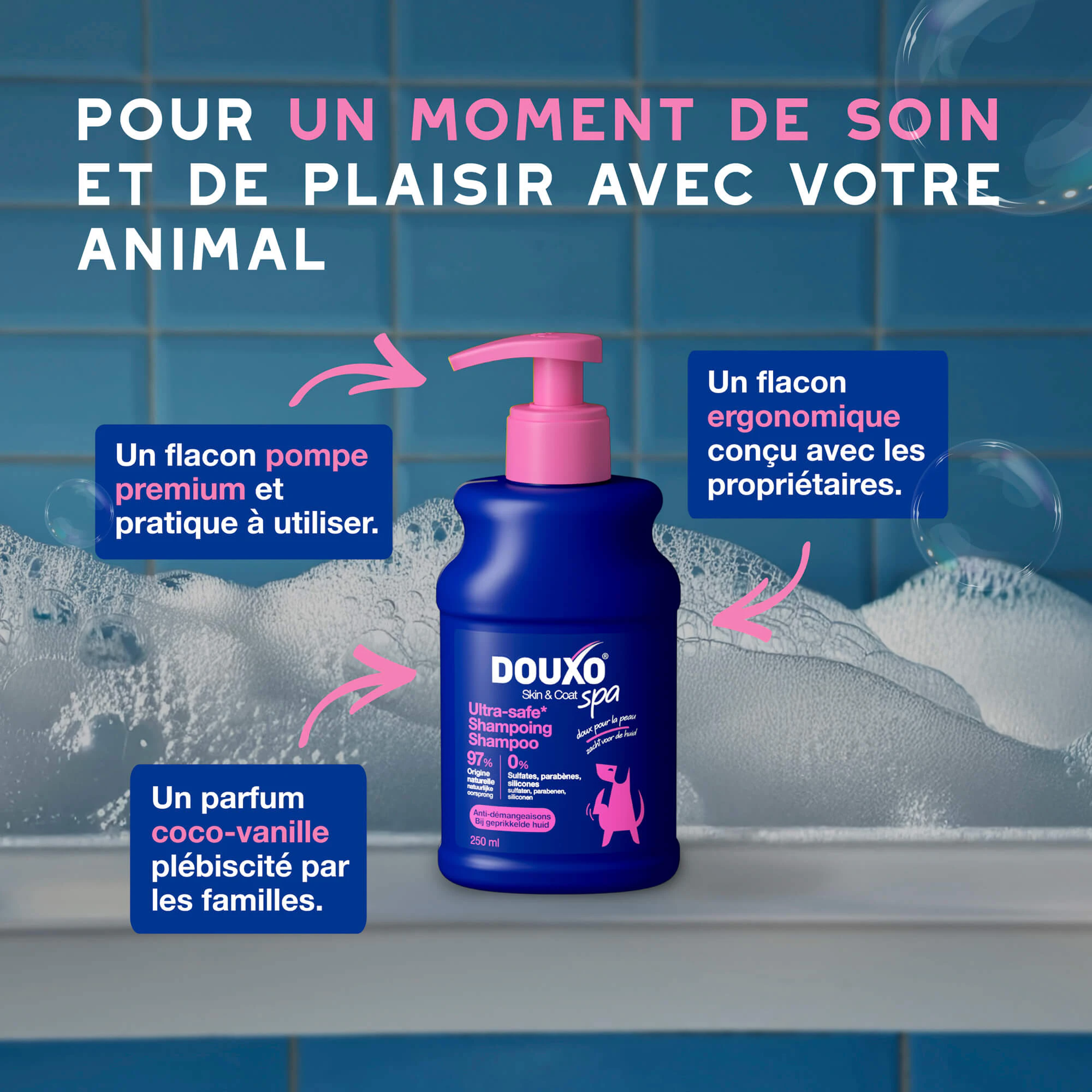 Douxo spa Shampoo pour peaux irritées
