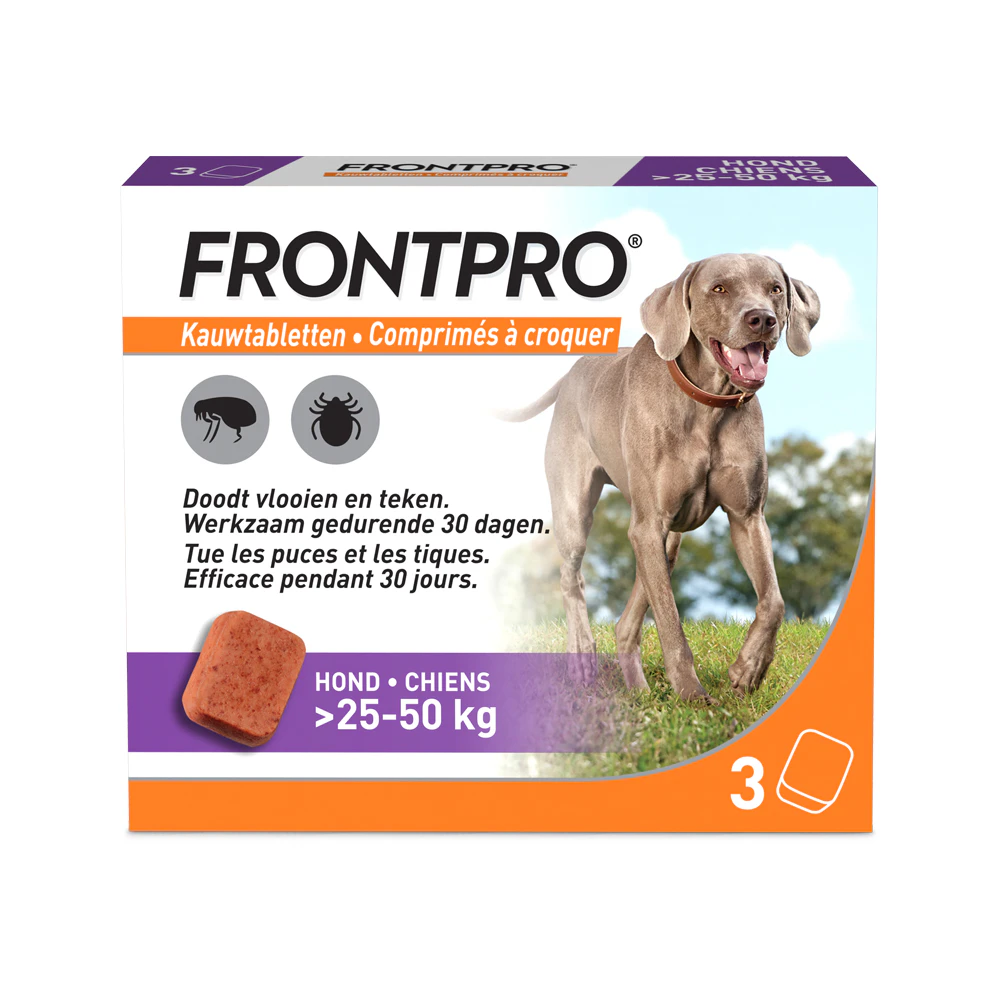 FRONTPRO XL - 25-50 kg - 2 x 3 Tabletten