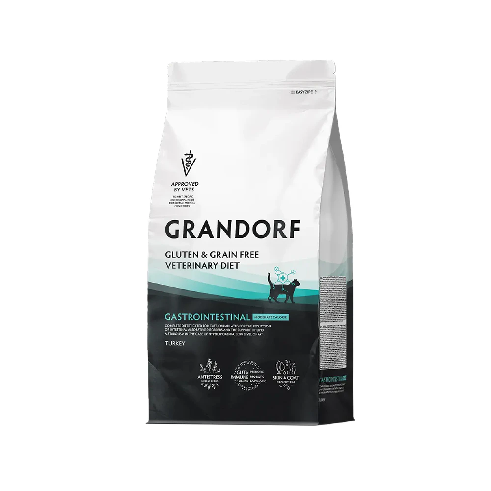 Grandorf Veterinary Diet Cat - Gluten & Grain Free - Gastrointestinal Moderate Calorie