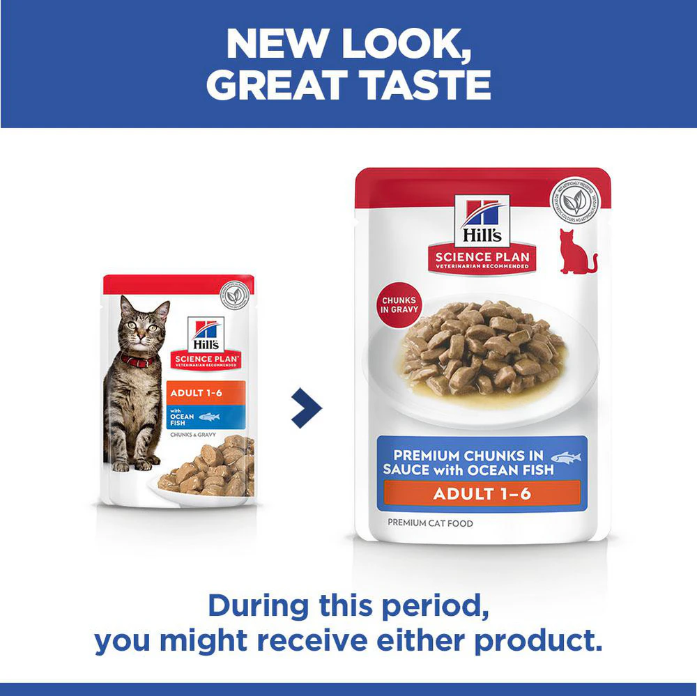 Hill's Science Plan - Feline Adult Optimal Care - Ocean Fish - Tin