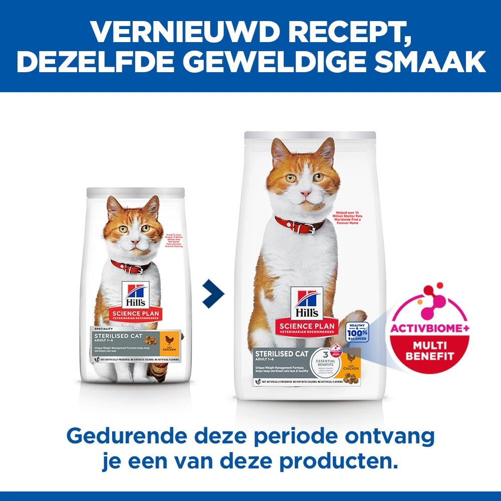 Hill's Science Plan Gesteriliseerde Kat - Adult - Kip