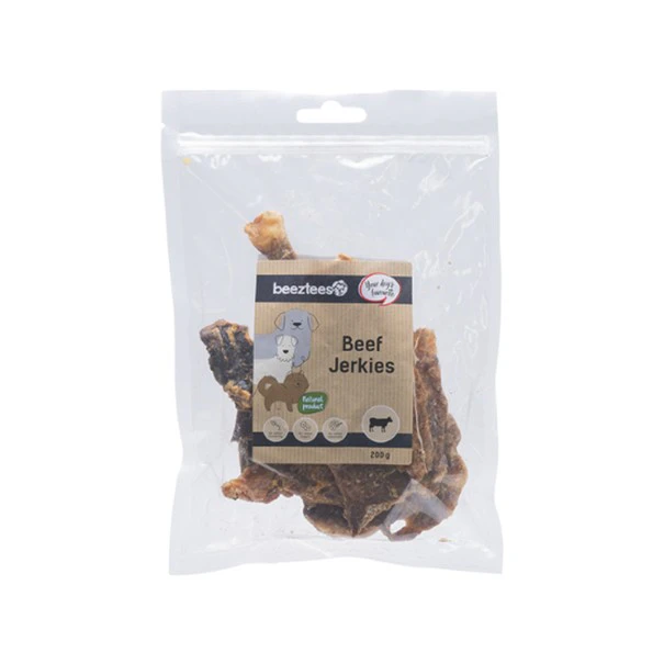 Beeztees Beef Jerkies - 5 x 200 gram