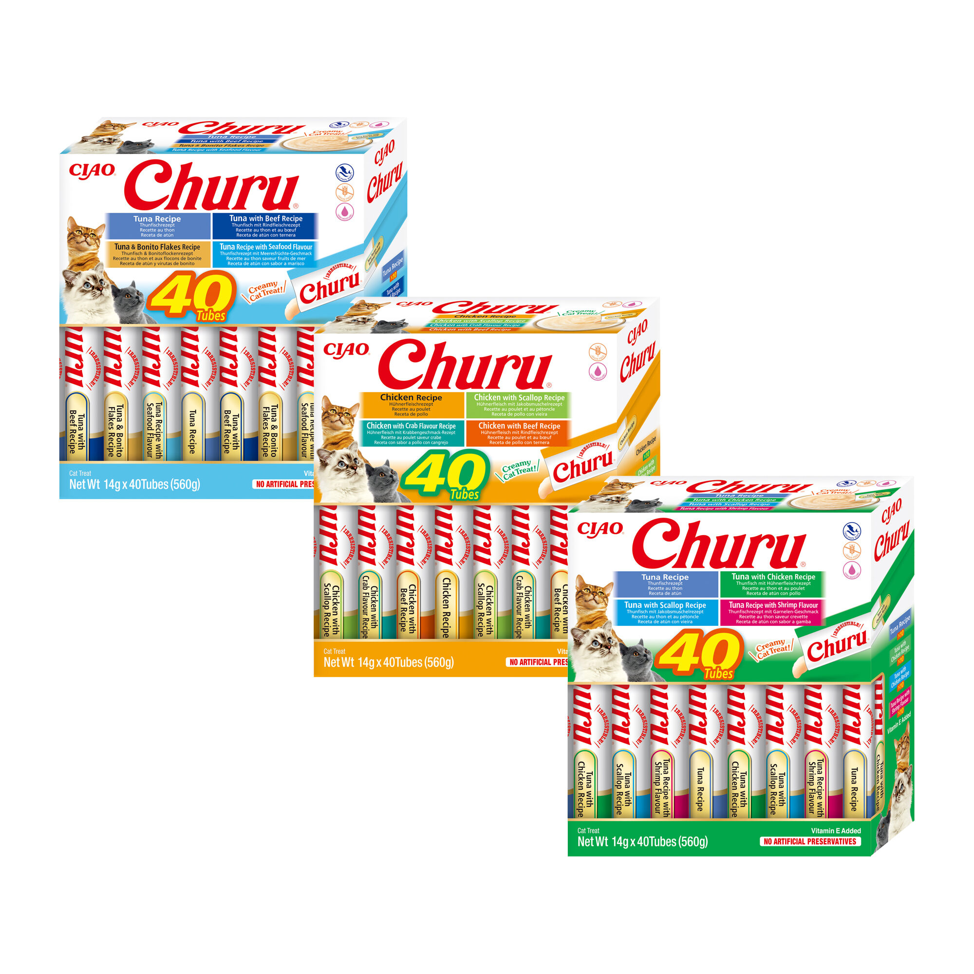 Inaba Churu Variety Box - 40 stk.