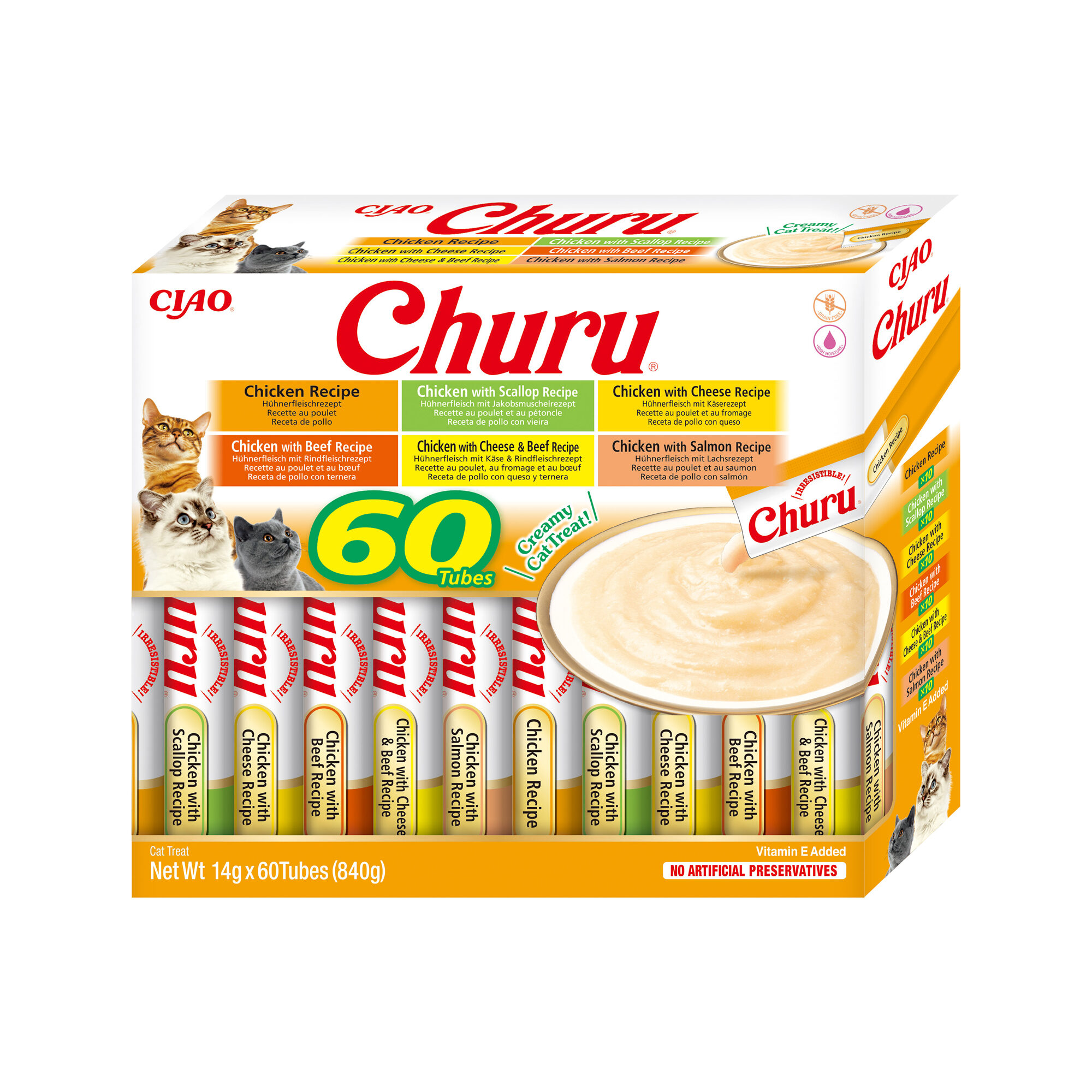 Inaba Churu Variety Box - 60 stk - Kyllingvariant - 60 stykker