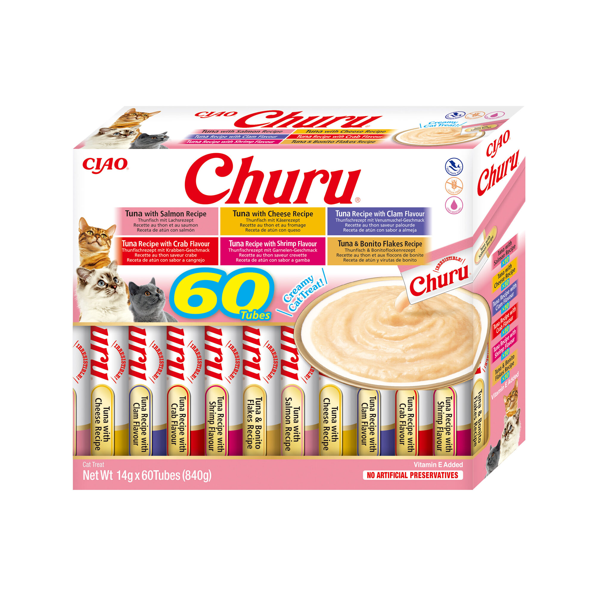 Inaba Churu Variety Box - 60 stk - Tunvariant - 60 stykker