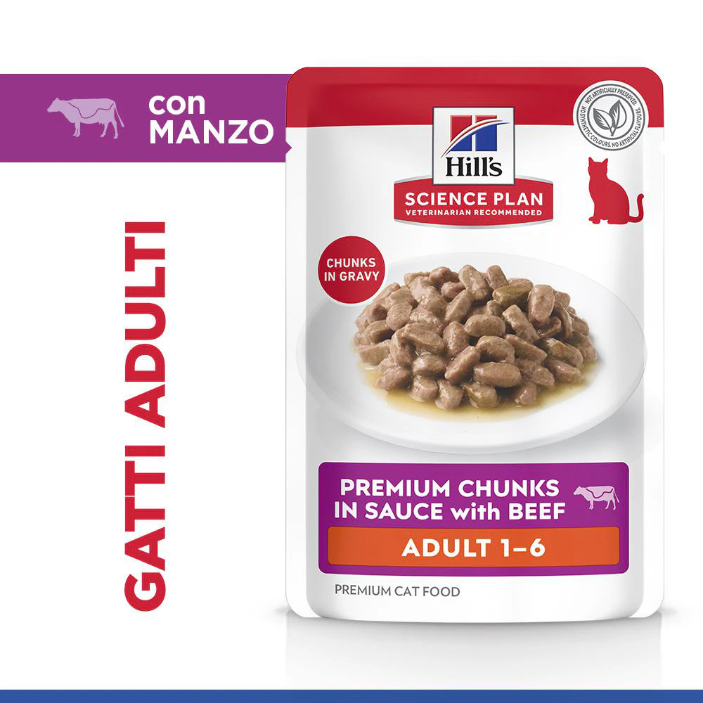 Hill's Science Plan Adult - Manzo - Bustina Pasto