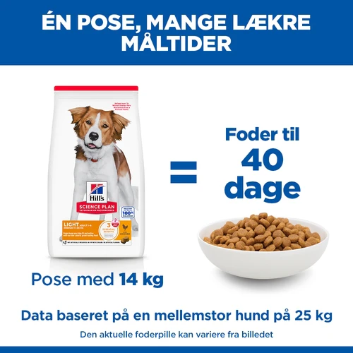 Hill's Science Plan - Medium - Adult - Light - Kylling