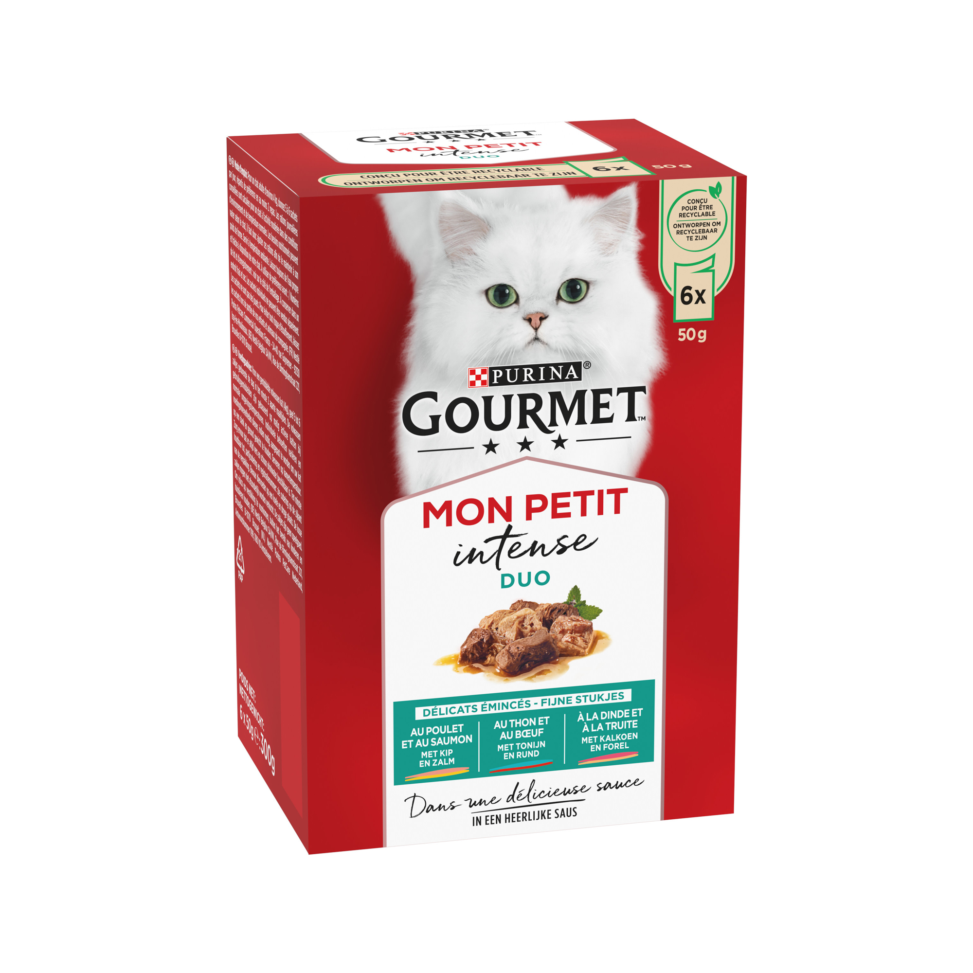 Gourmet Mon Petit DUO Kattefoder - Portionsposer