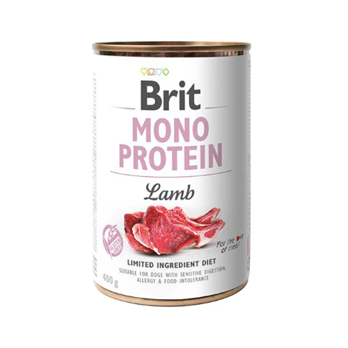 Brit Mono Protein Cans - Dog - Lamb - 6 x 400 g