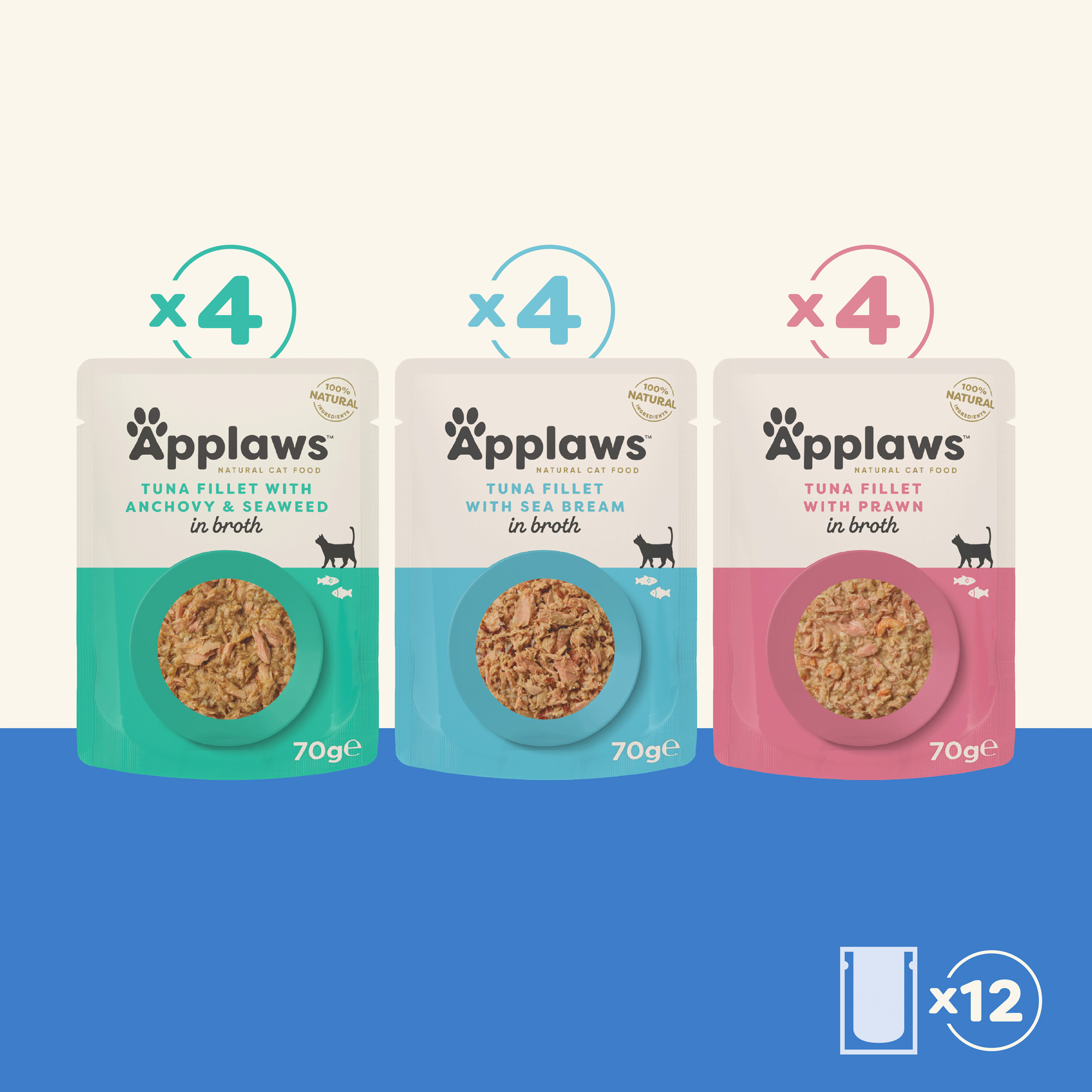 Applaws Cat - Fish in Broth Multipack