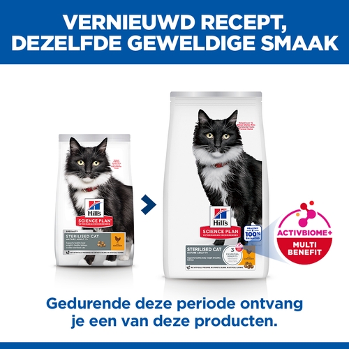 Hill's Science Plan Sterilised Cat - Mature Adult 7+ - Kip