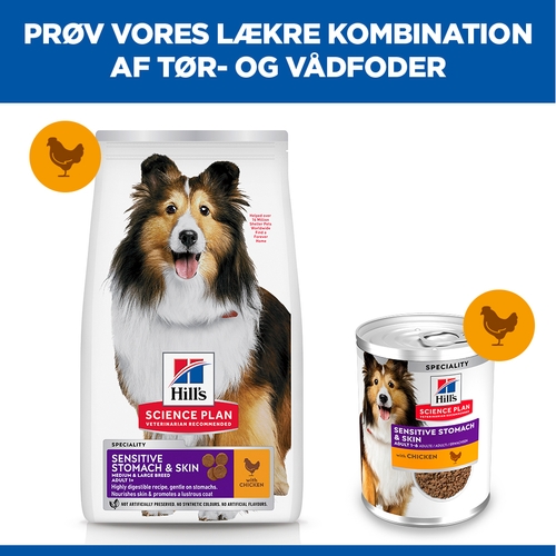 Hill's Science Plan Adult Sensitive Stomach & Skin Medium Hundefoder