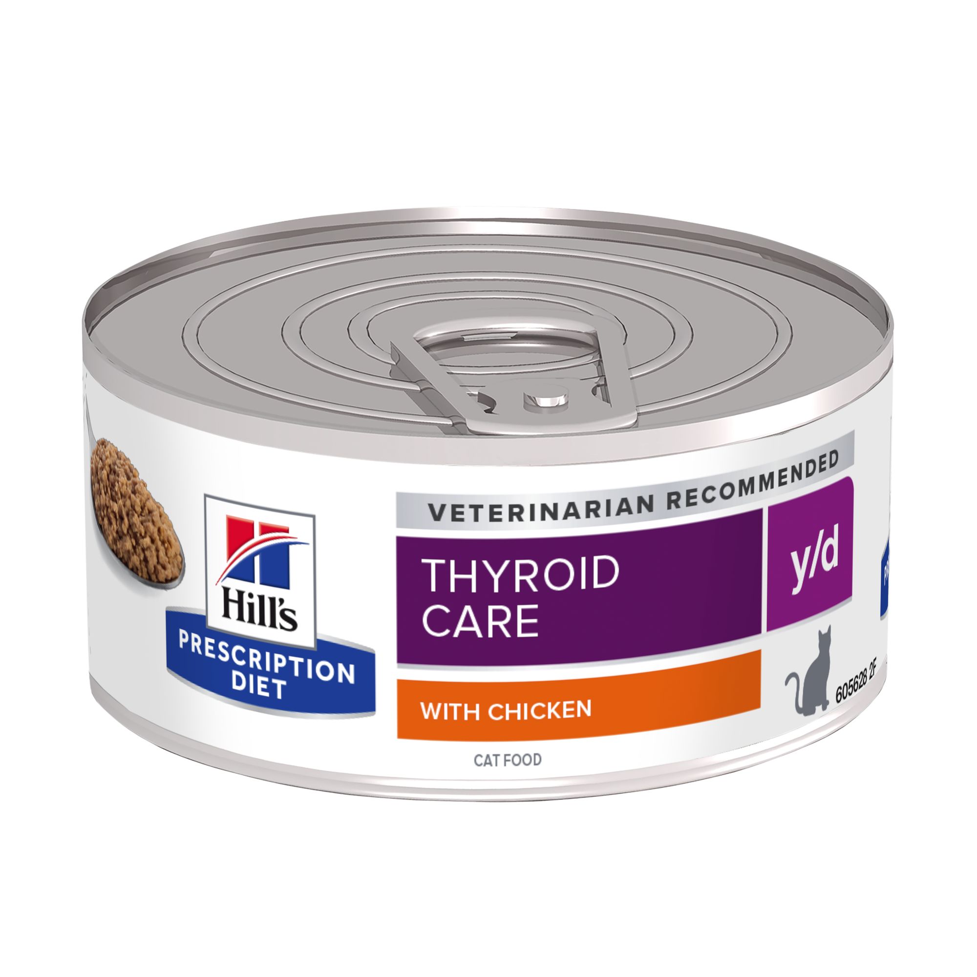 Hill's Prescription Diet y/d Thyroid Care Kattefoder - Dåser - 24 x 156 g