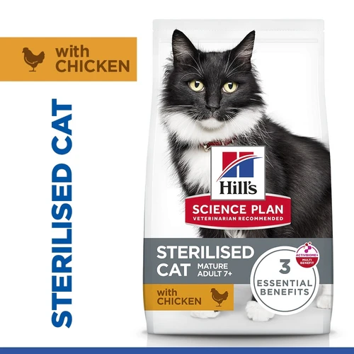 Hill's Science Plan Sterilised Cat - Mature Adult 7+ - Chicken