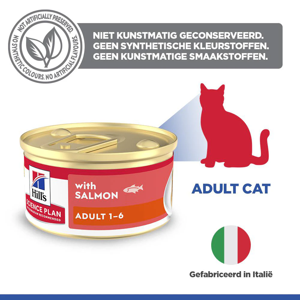 Hill's Science Plan Feline Adult Premium Mousse - Zalm