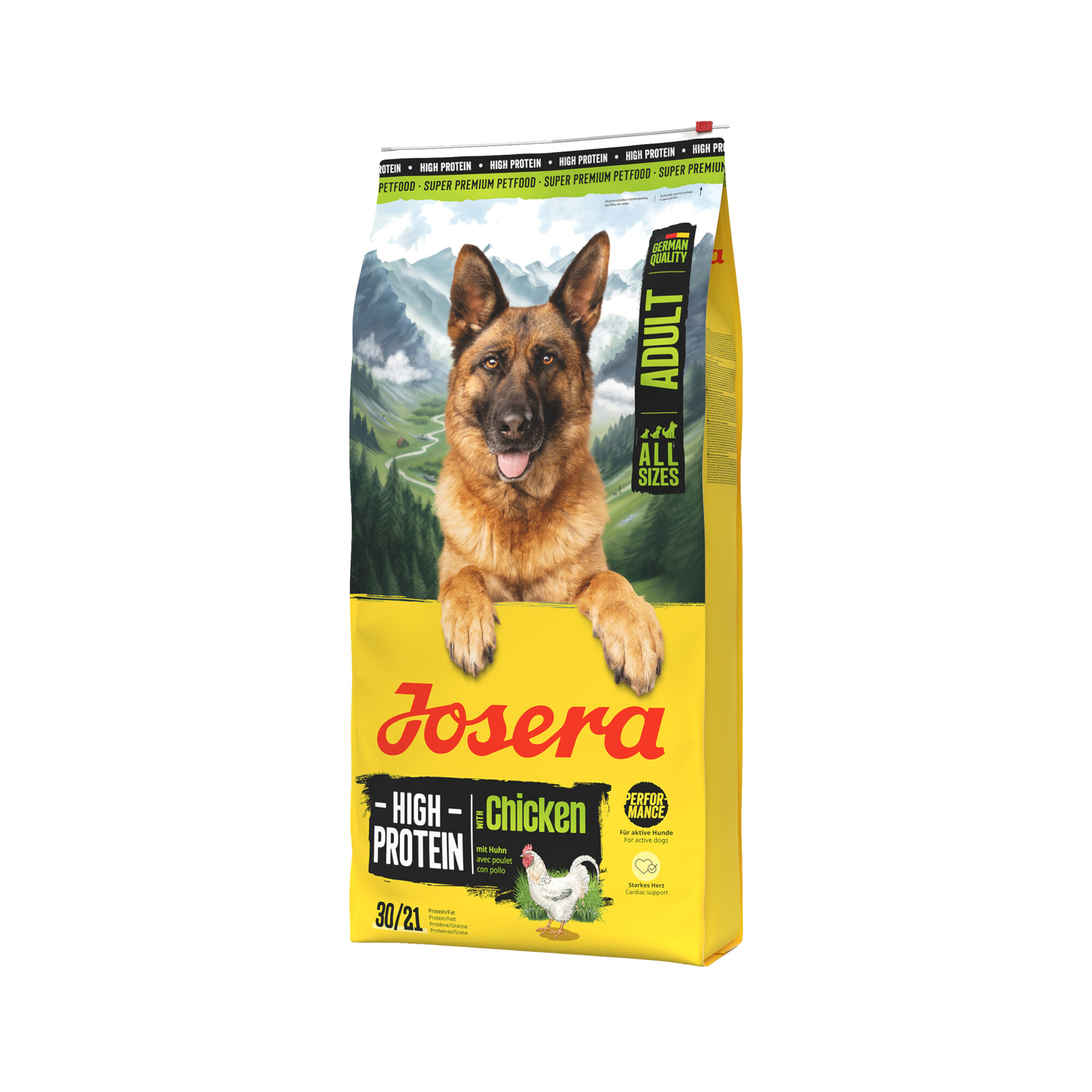 Josera High Protein Adult Cibo per Cani - Pollo - 12,5 kg