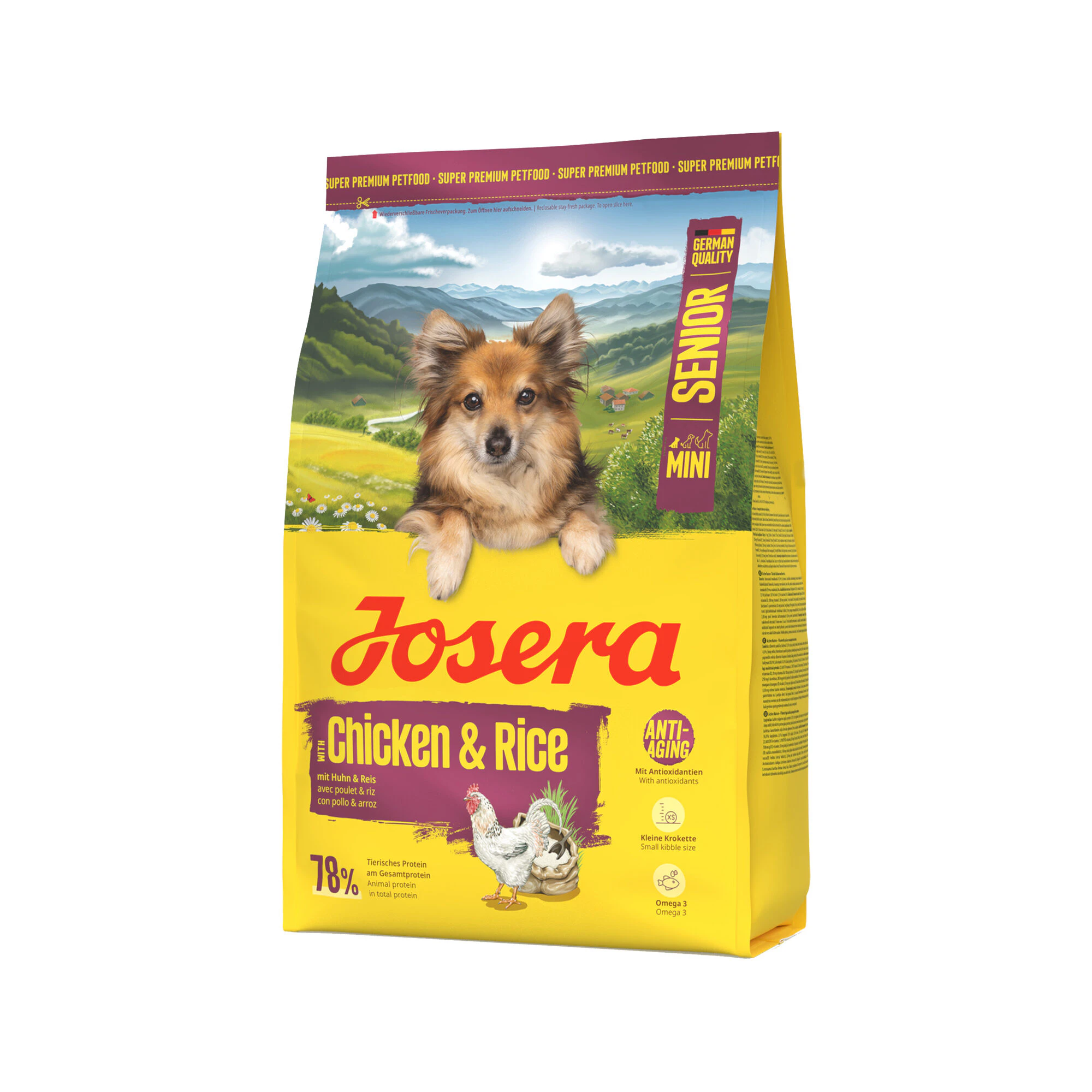 Josera Mini Senior - Pollo e riso - 3 kg