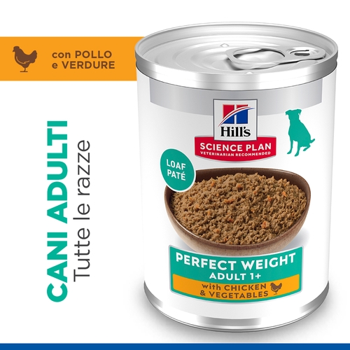 Hill's Science Plan Perfect Weight - Adult - Pollo e Verdure - Lattina