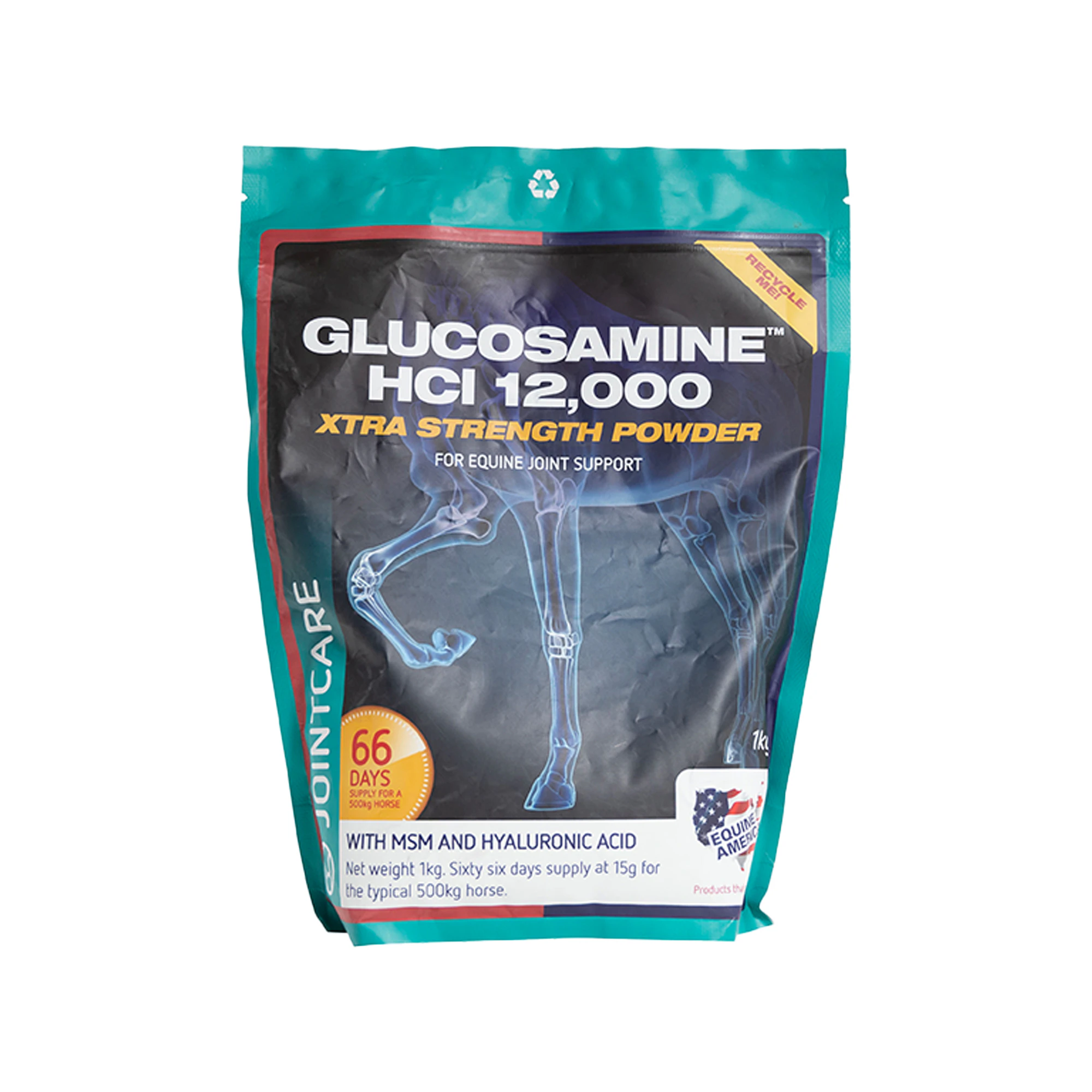 Equine America Glucosamine HCI 12000 Poeder - 1 kg