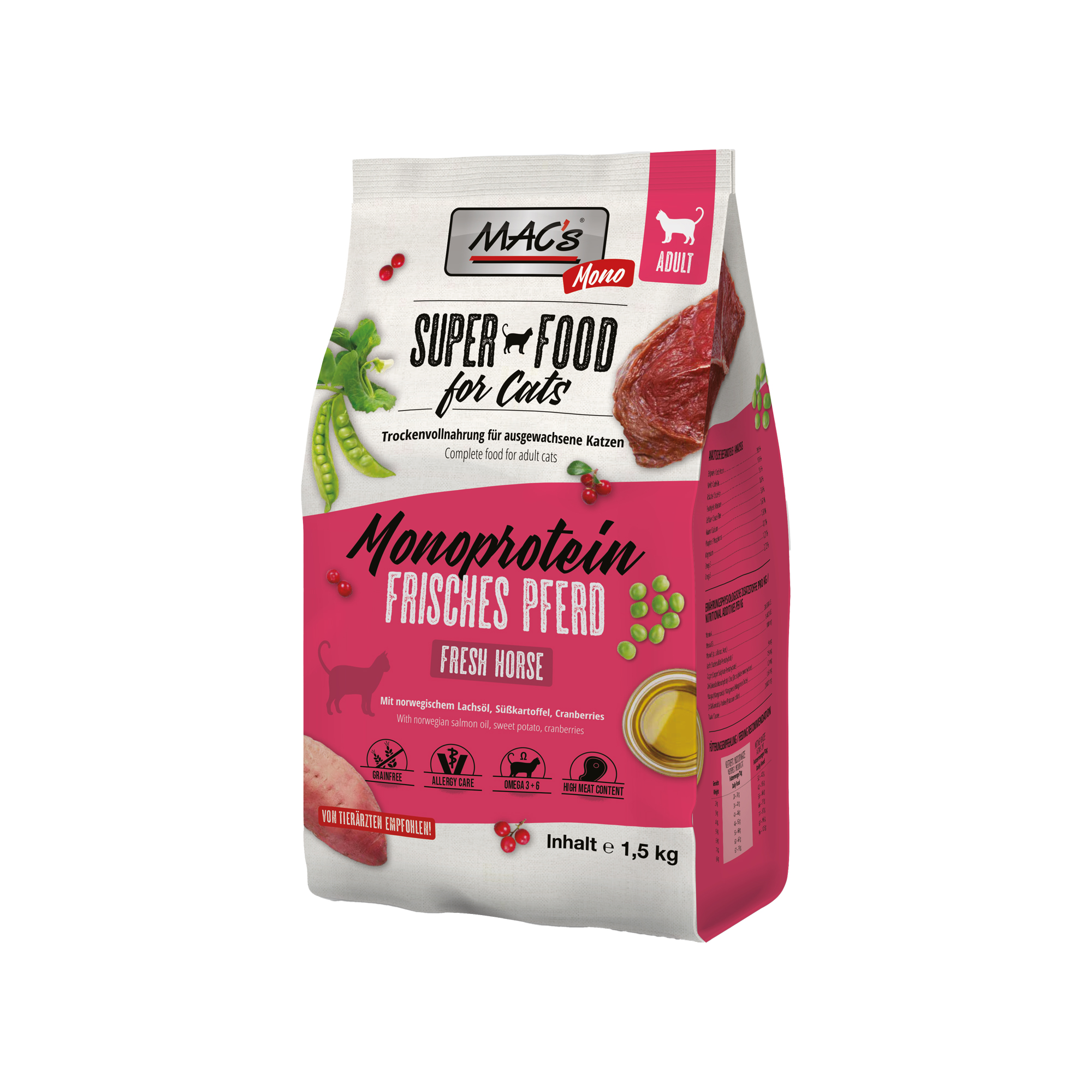 MAC’s Adult Monoprotein Katzenfutter – Kaninchen – 300 g
