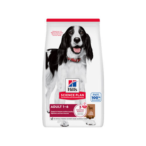 Hill's Science Plan Medium - Adult - Lam & Rijst