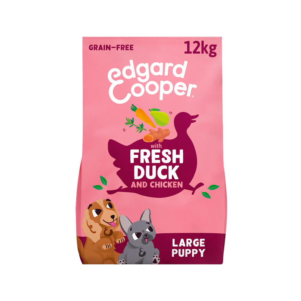 Edgard & Cooper Puppy - Ente & Huhn - 2 x 12 kg