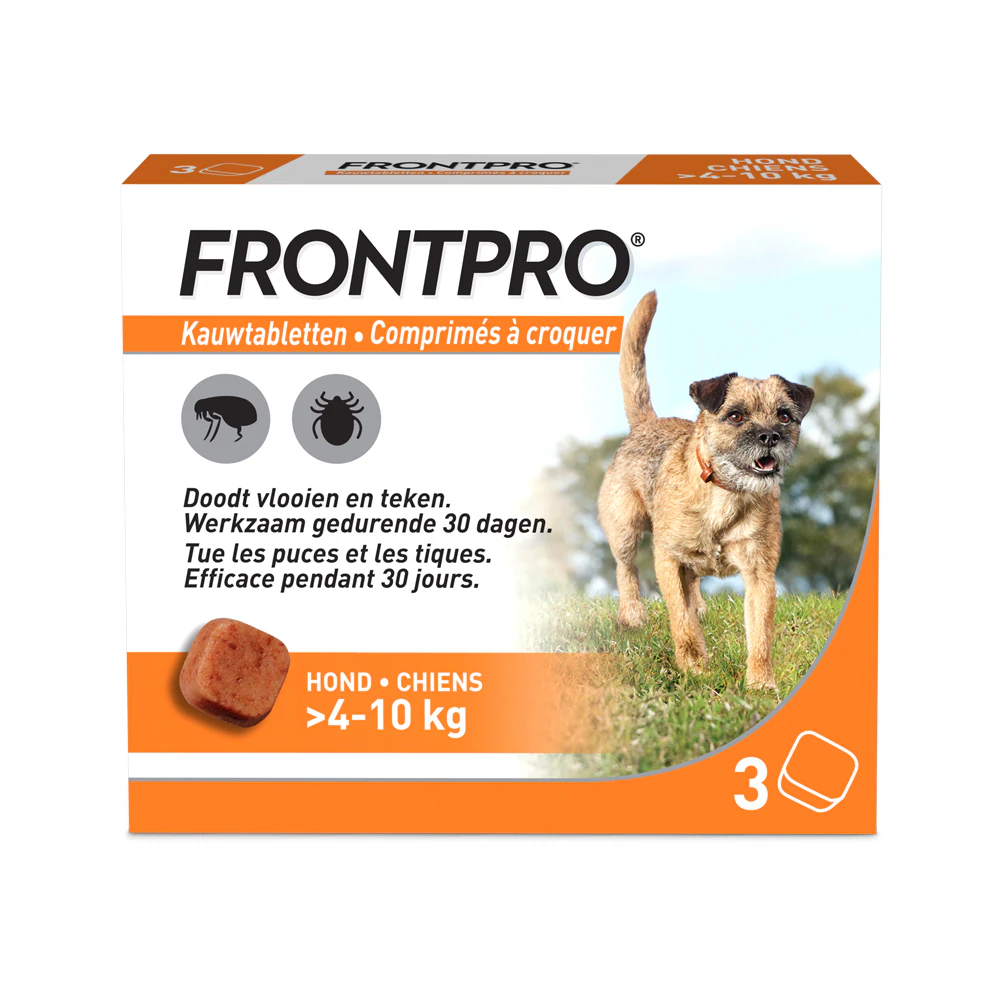 FRONTPRO Comprimés à croquer Chien