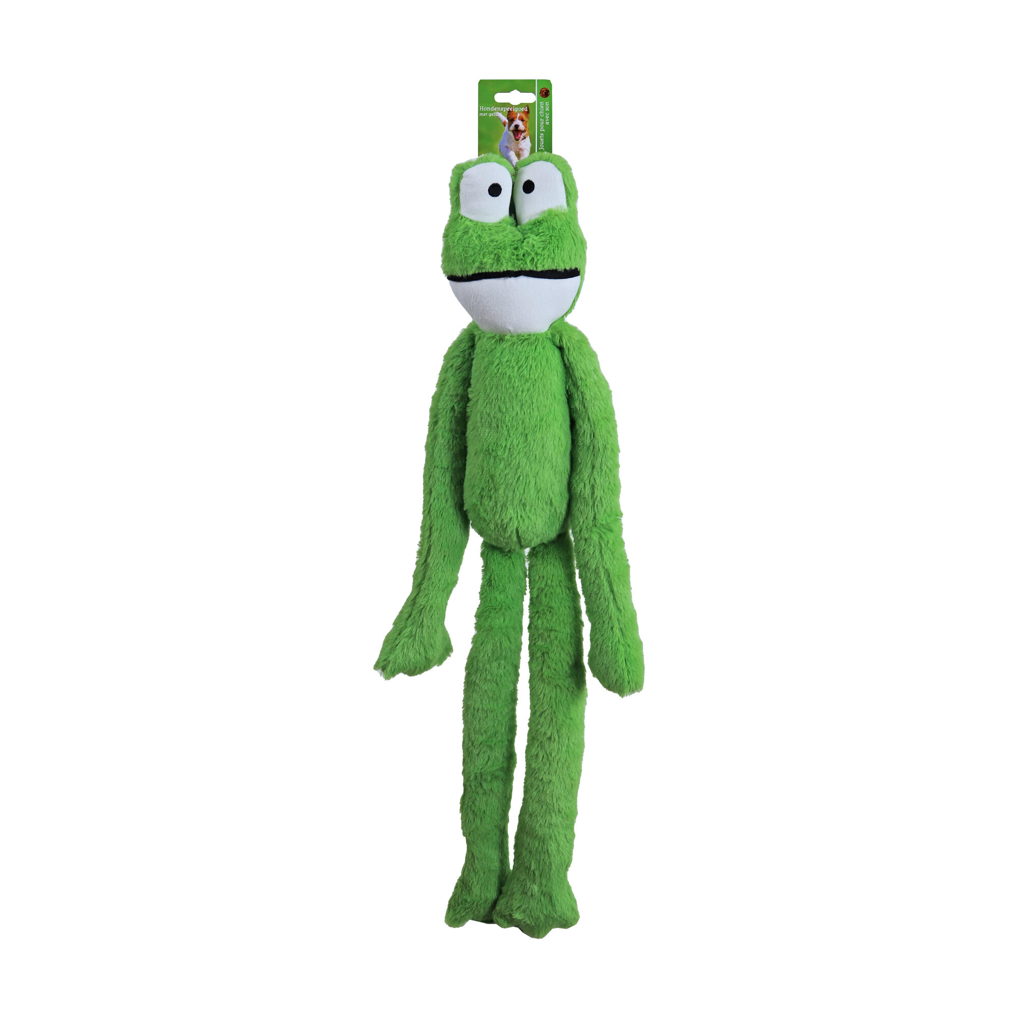 Puppy Knuffeldoek Draak - Hondenspeelgoed - Pluche - Groen - 31