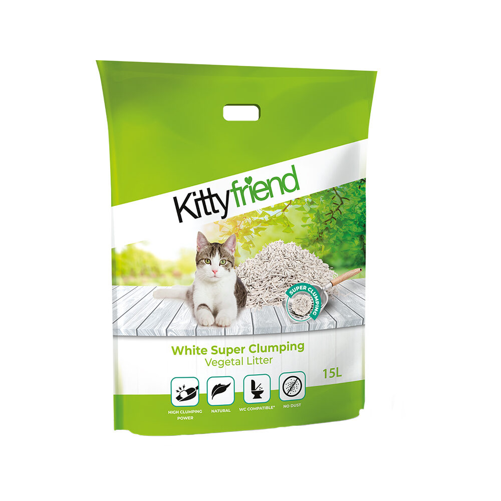 Kitty Friend White Super Klumpstreu