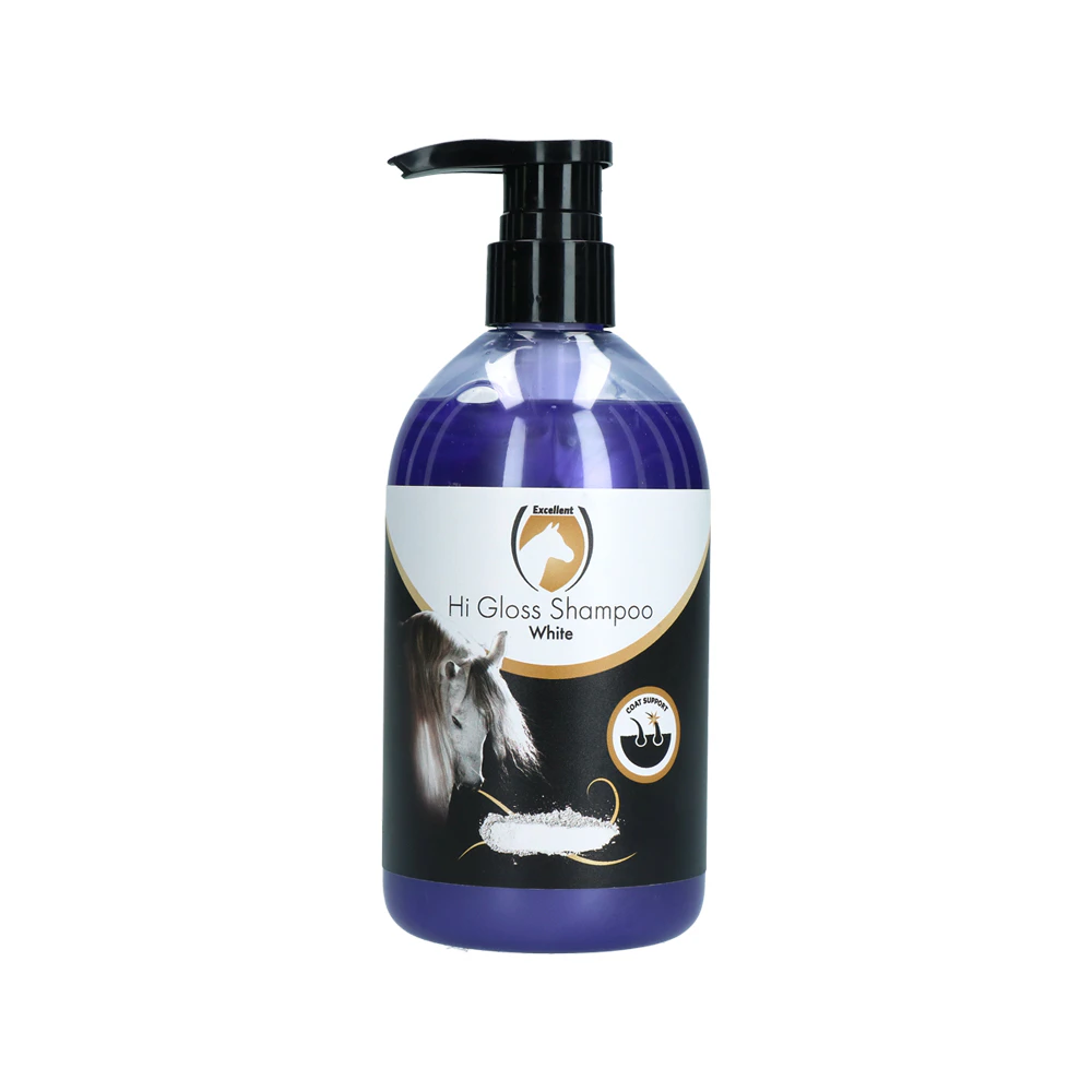 Excellent Horse Hi Gloss Farveshampoo - White - 500 ml