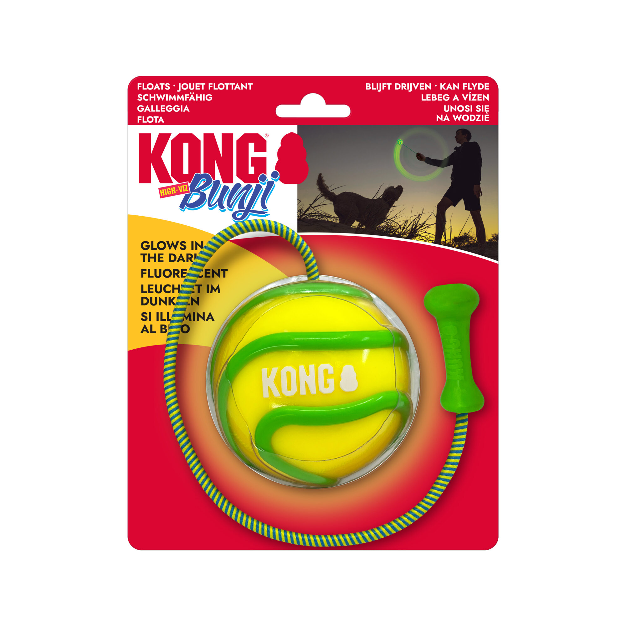 KONG Bunji High-Viz Ball