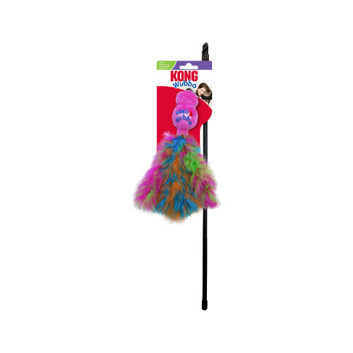 KONG Cat Wubba Boa Canne à Pêche pour Chat