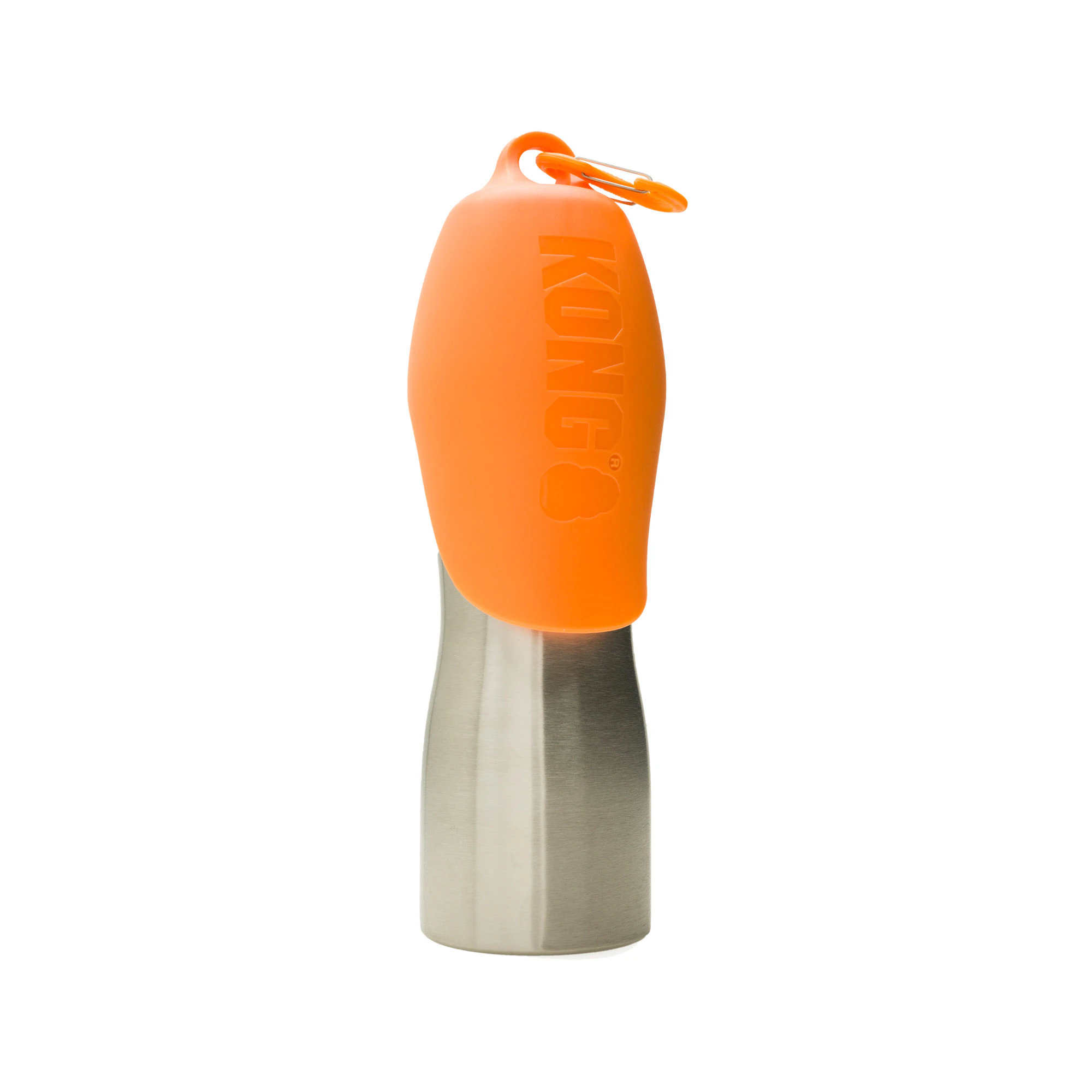 Bottiglia D'Acqua Per Cani KONG H2O In Acciaio Inox - 708 Ml, Con Ciotola Integrata, Verde, Ideale Per Viaggi E Passeggiate