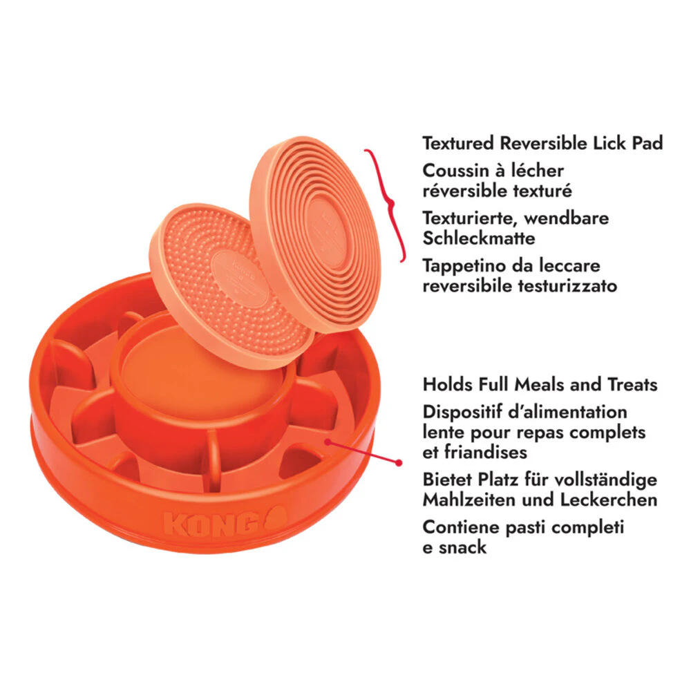 KONG Licks Mealtime Voerbak Slow Feeder