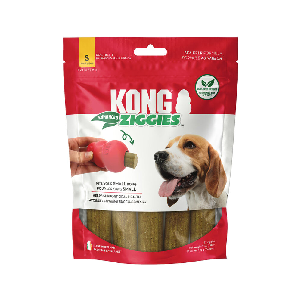 KONG Ziggies Enhanced - S - 12 stuks