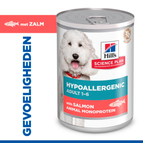 Hill's Science Plan Hypoallergenic Adult Hondenvoer Zalm - Blik