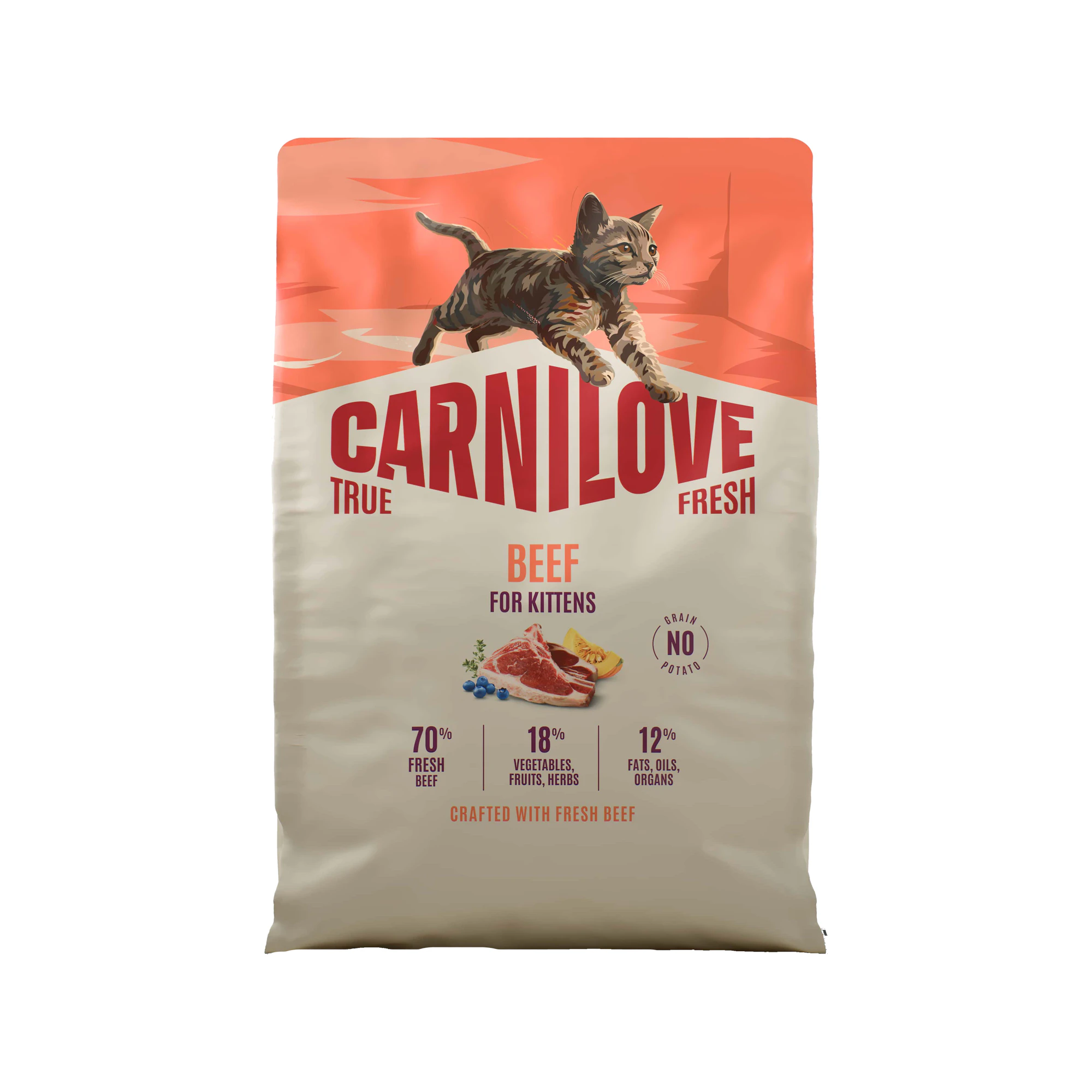 Carnilove True Fresh Kitten - Beef - 2 x 2 kg