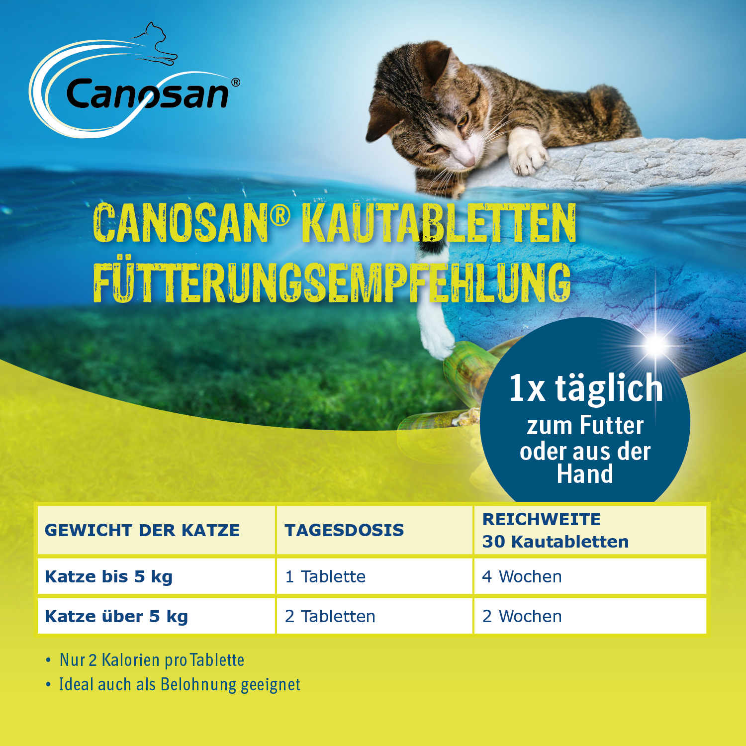 Canosan Kautabletten für Katzen