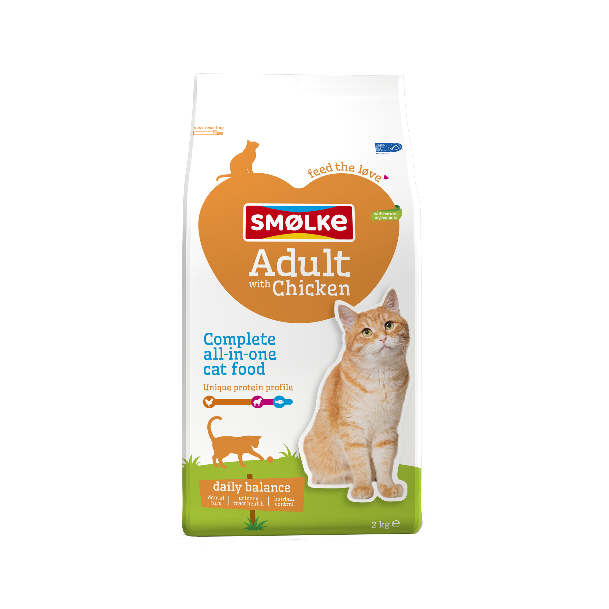 Smølke Adult Katzenfutter - Huhn & Reis