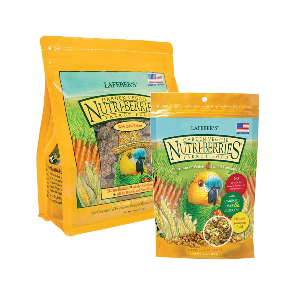 Lafeber Nutri-Berries Garden Veggie - Papagei - 1, 36 Kg